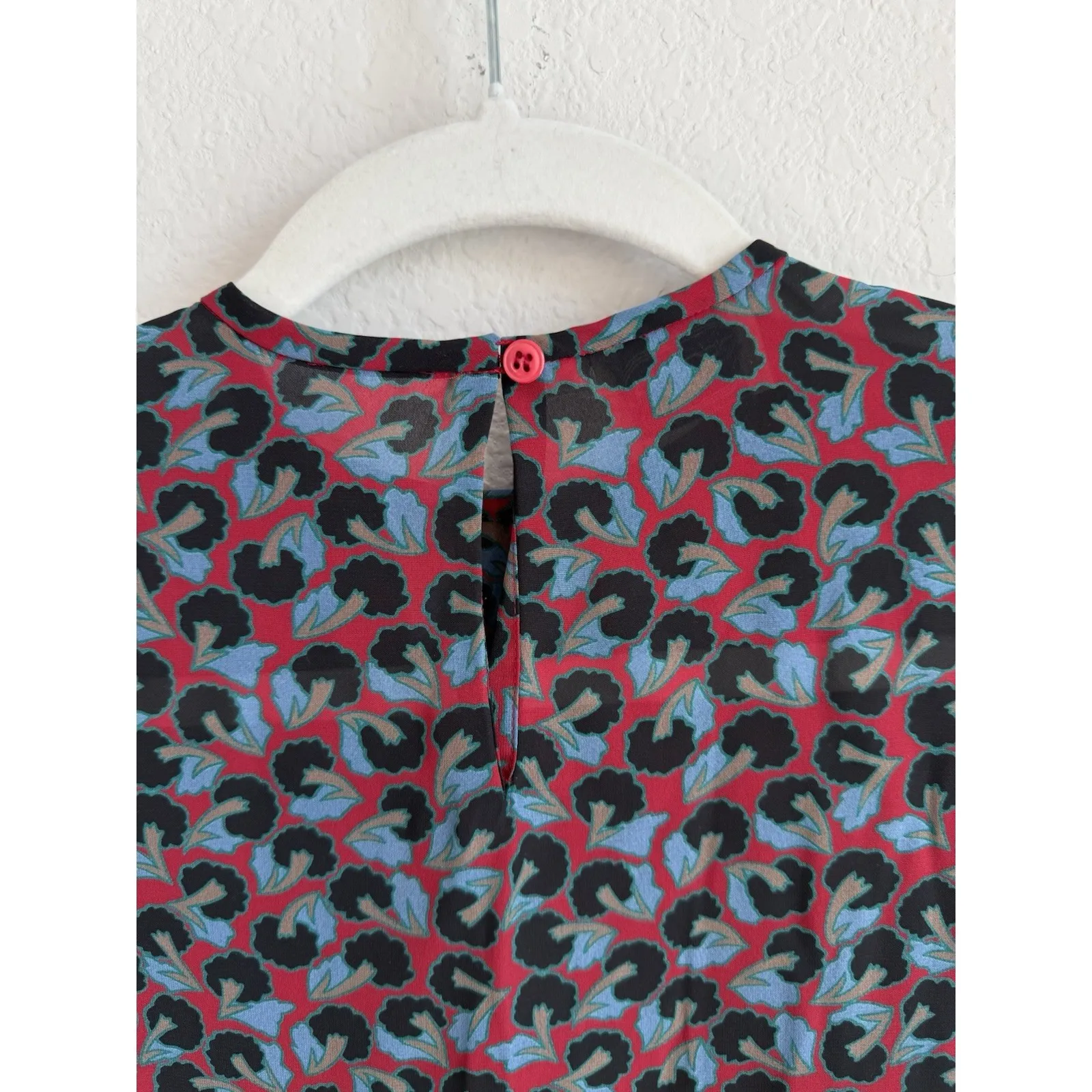 Vintage REGATTA SPORT Womens Long Sleeve Pullover Pattern Blouse Size 10 Cottage - Image 4