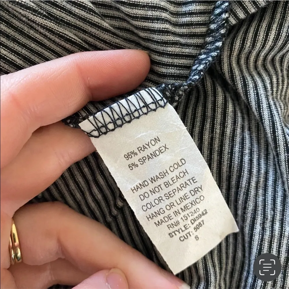 Grey and Black High Neck Keyhole Back dress - Image 7