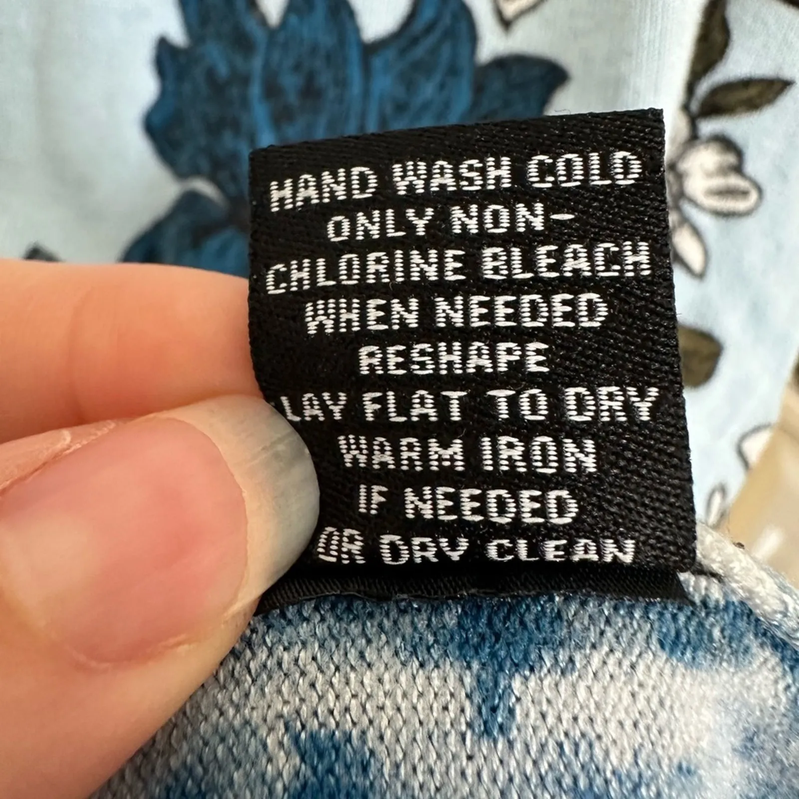 Premise Floral Nature Short Sleeve Knit Top Sweater Light Robins Egg Blue M EUC - Image 5