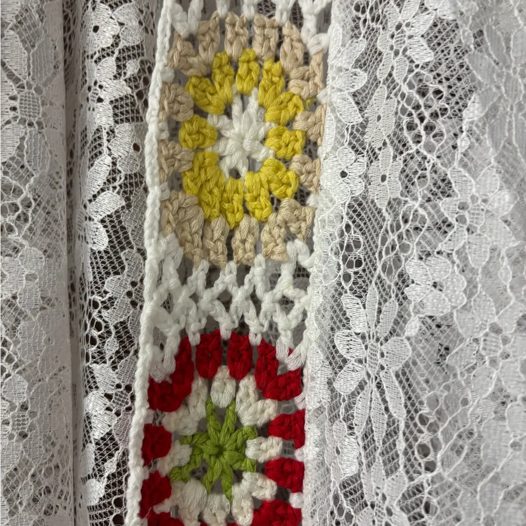 New White Lace Kimono Cover - Image 6