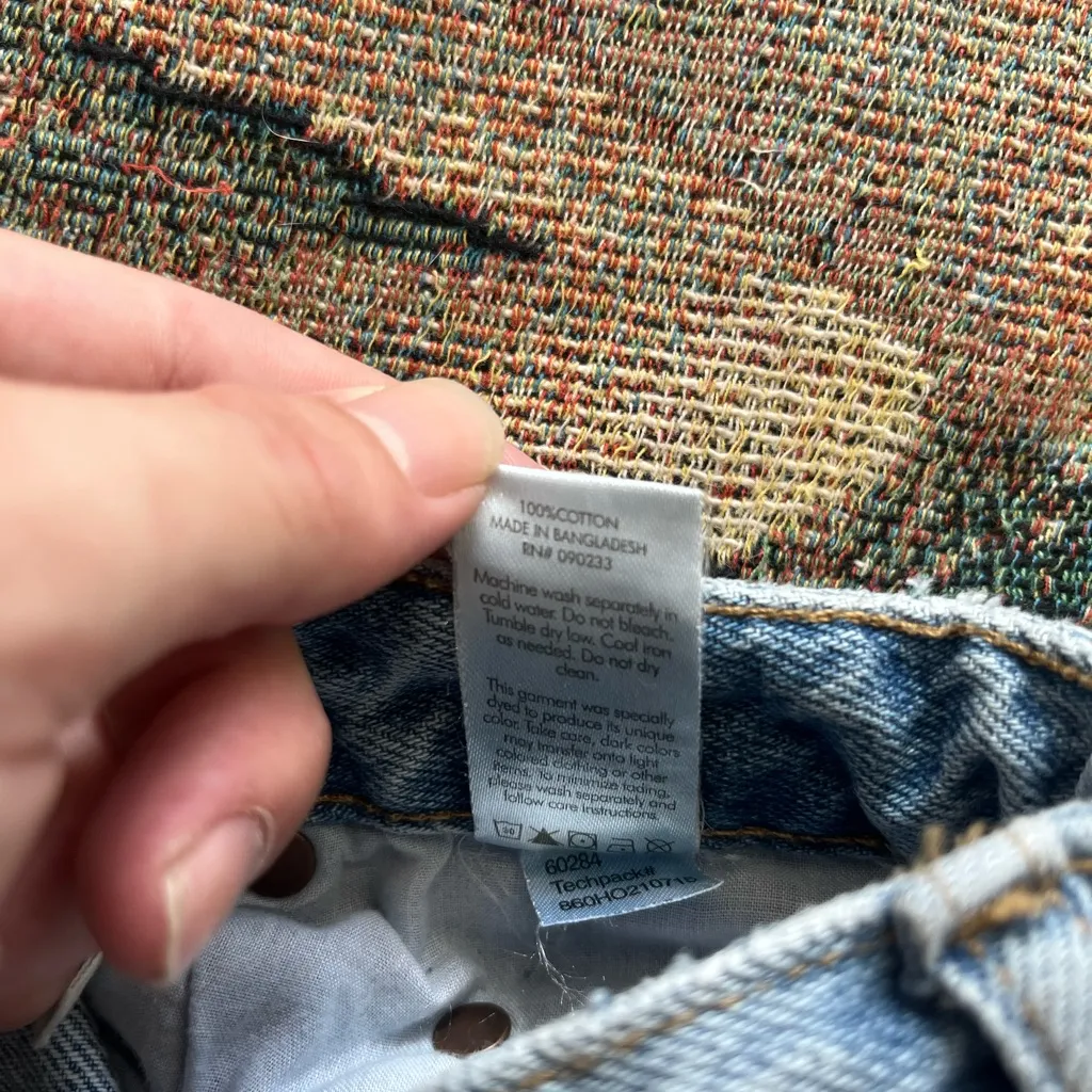 Vintage PacSun Puddle Wide Leg Jeans Women’s 24 Distressed High Rise Y2K Denim - Image 16