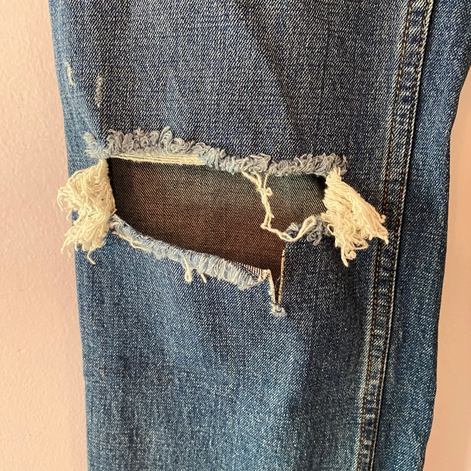 Abercrombie & Fitch Long Ankle Straight Ultra High Rise Jeans Women size 4 / 27 - Image 5