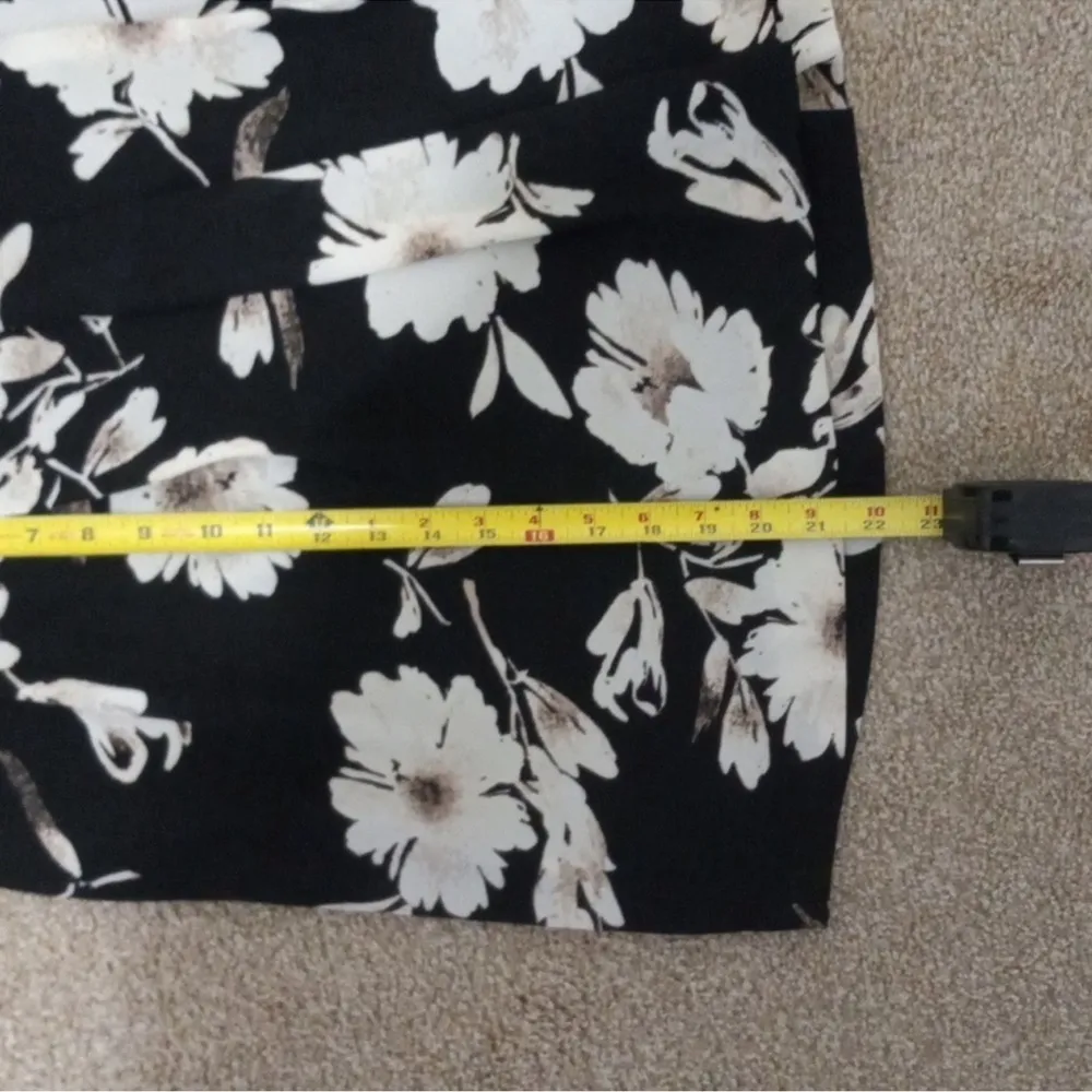 Ann Taylor Loft Botanical Floral Beachy Mini Skirt Size L - Image 10