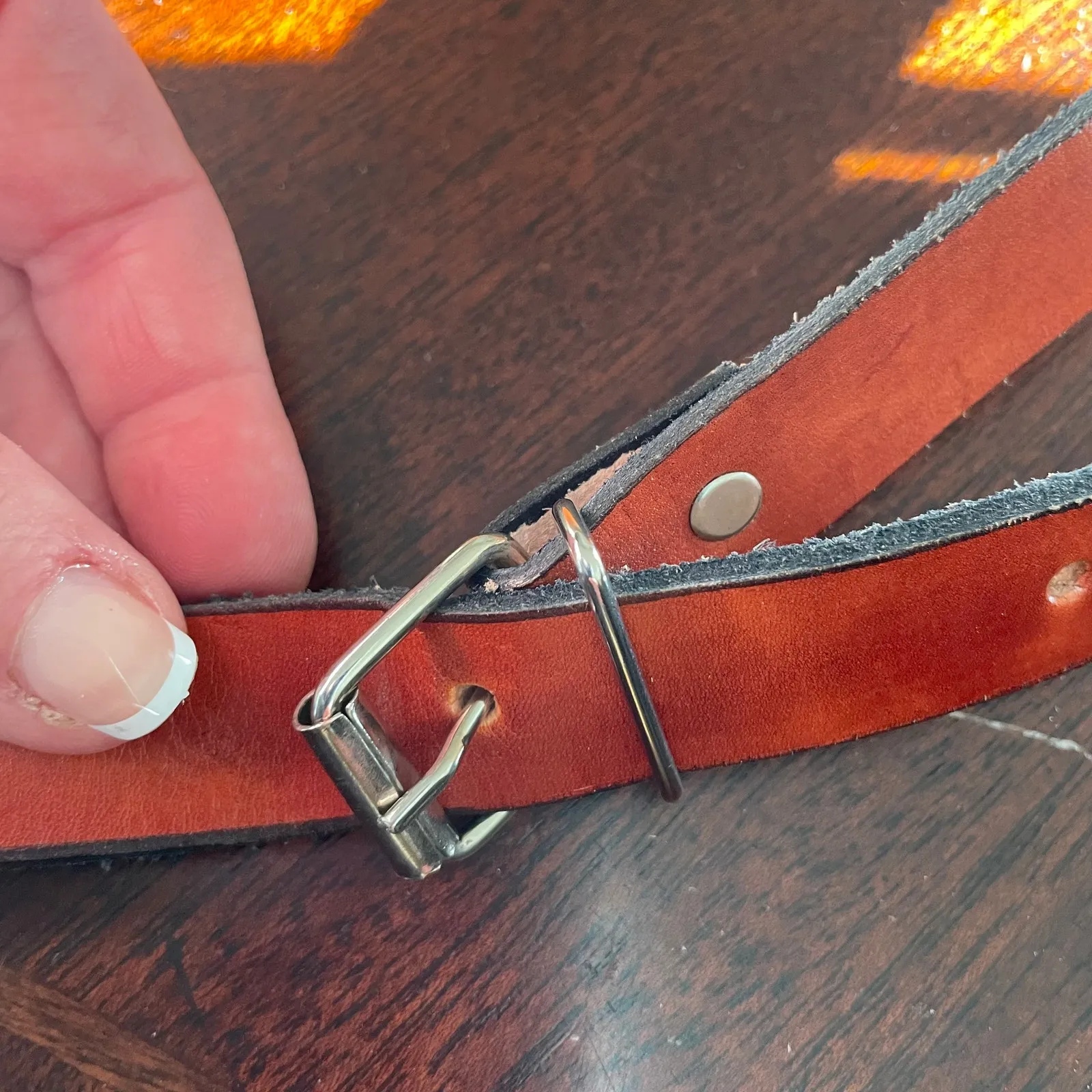 Genuine Leather Tooled Crossbody Purse Mexico - Image 7