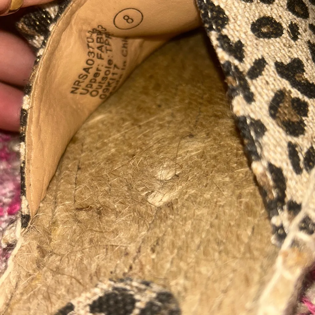 Not Rated Size 8 Animal Print Sandals - Image 8