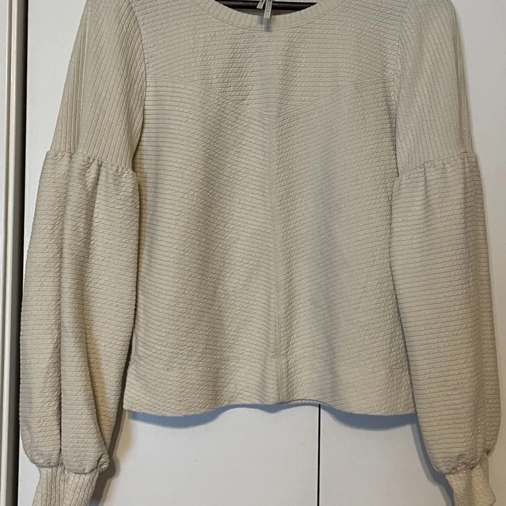 Anthropology Mid Textured Bubble Long Sleeve Size Small Womens - Image 2