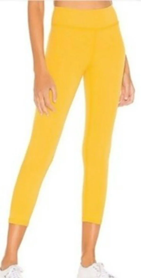 // REVOLVE Luka Pant High Waist Yellow Leggings XS Athletic NWT - Image 2