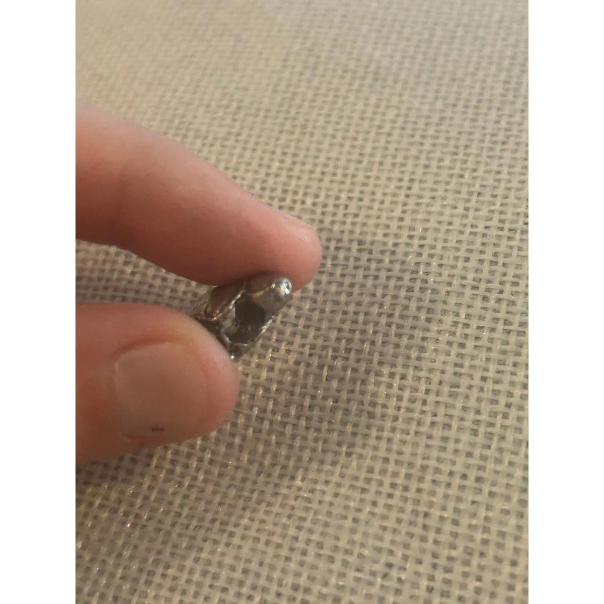 A512 charm bracket silver plated 5 pcs Gray - Image 10