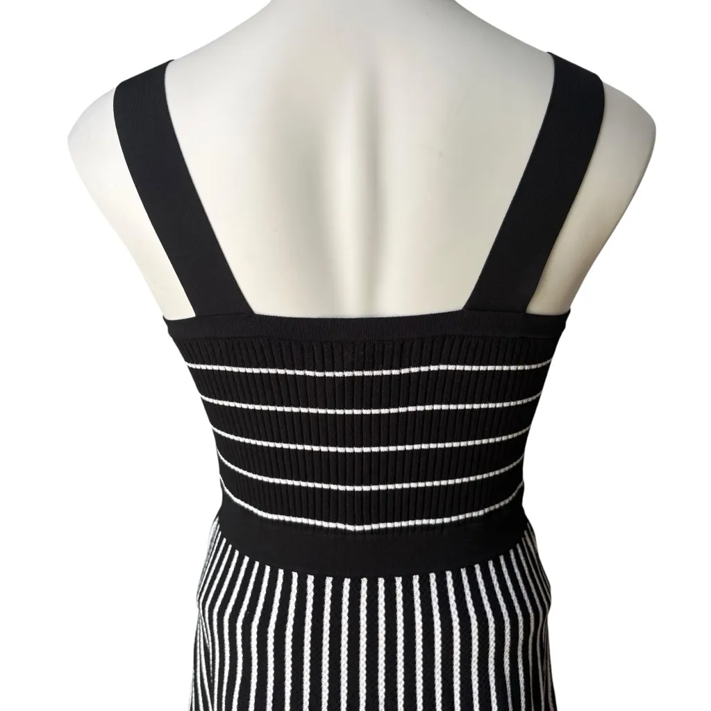 NWT, Banana Republic Square-Neck Knit Midi Dress, Sz S - Image 11