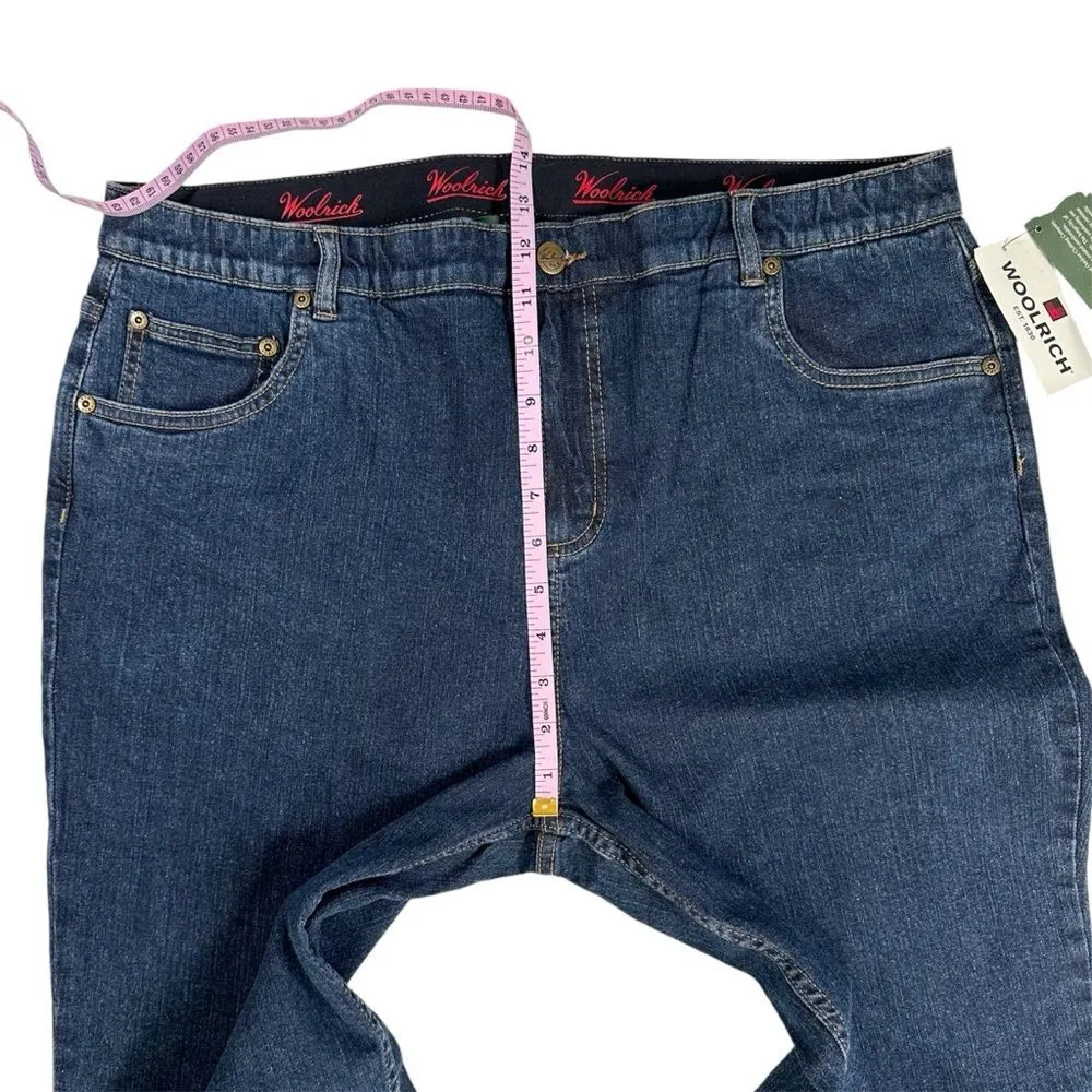 NWT Woolrich Womens 18 Bryton Reflex Stretch Tummy Control Panel Boot Cut Jeans - Image 10