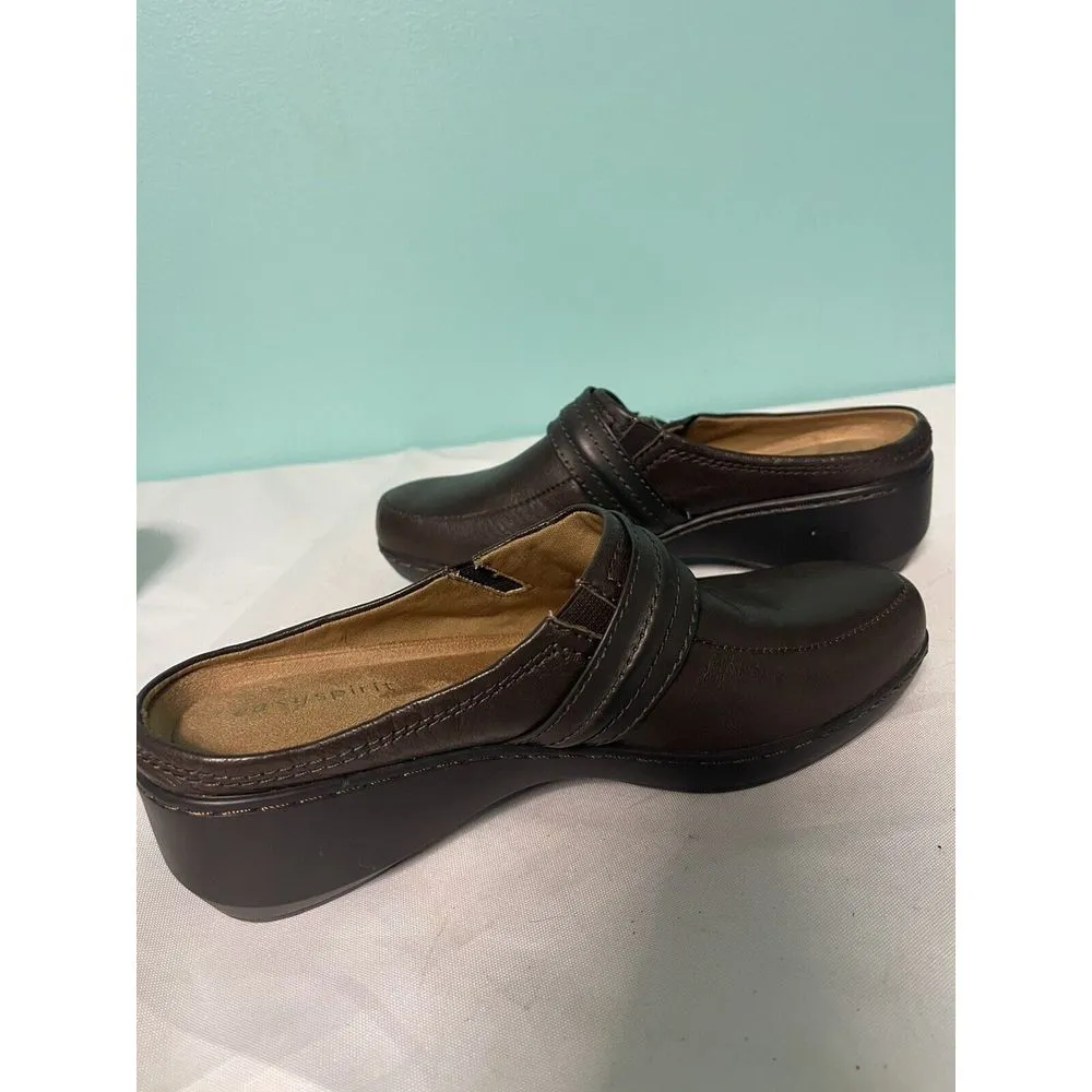 Easy Spirit brown mules size‎ 7 S-211 - Image 5