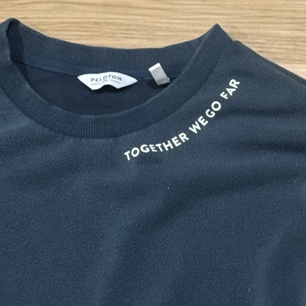 Peloton Elevate Pocket Crewneck Pullover Sweatshirt Navy Women’s 2XL - Image 5