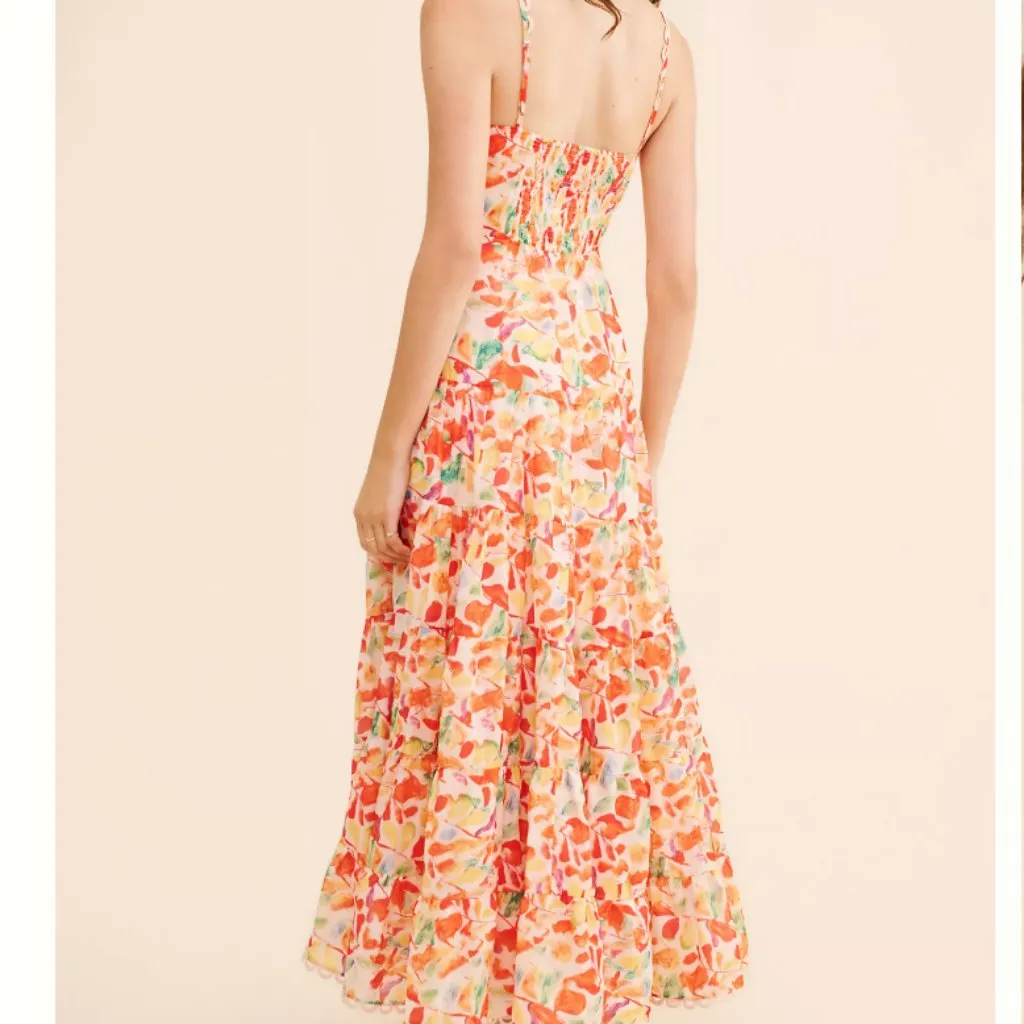 ASTR the Label Tazia Colorful Floral Maxi Dress Size M - Image 3