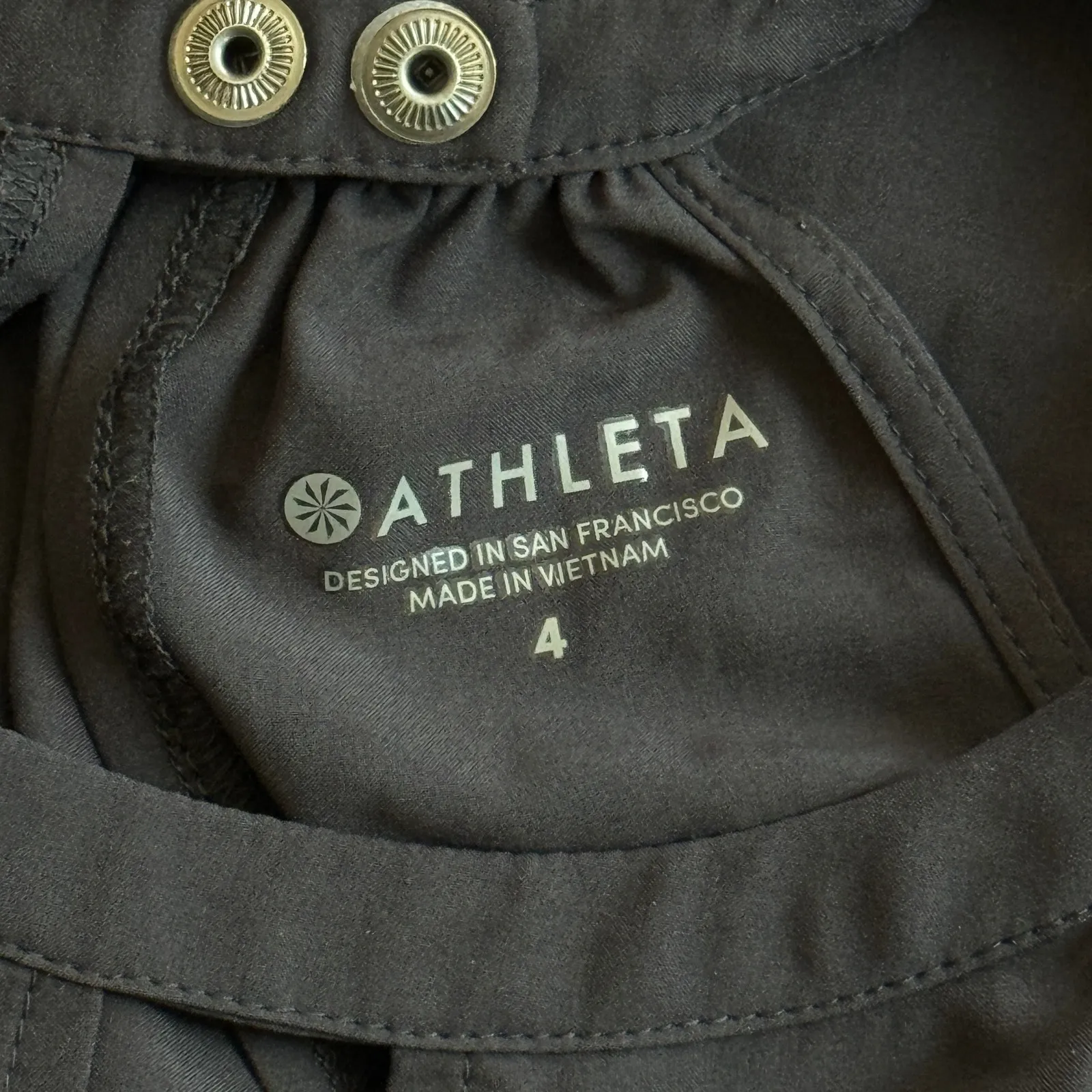 Athleta Sol Wide Leg Romper Black‎ Size 4 - Image 9