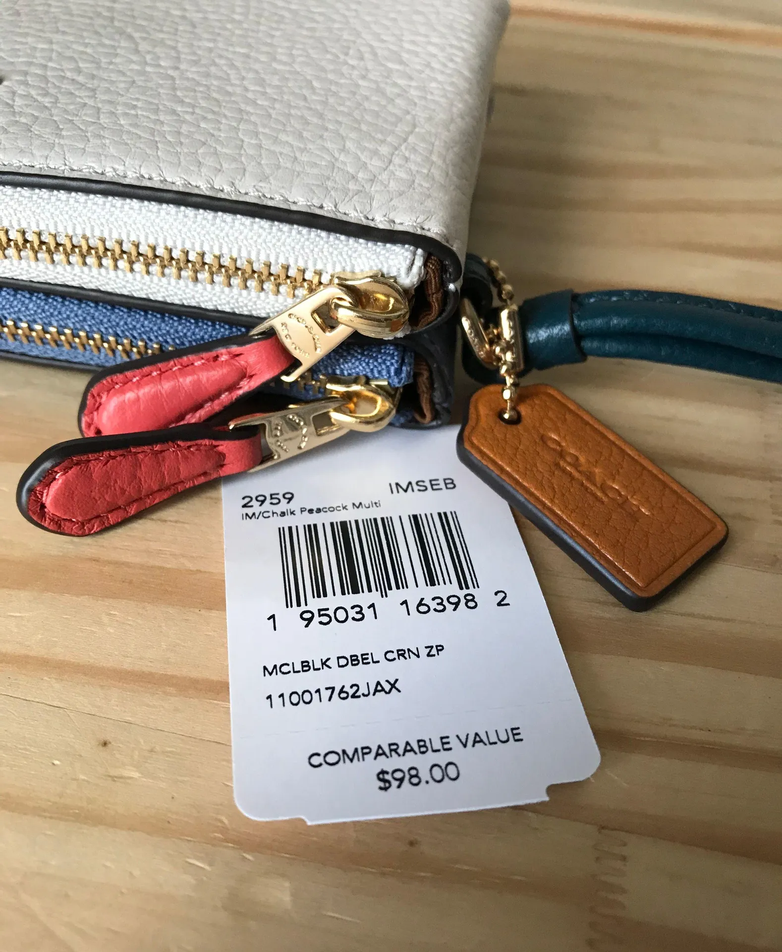 Coach Double Zip Wristlet - Image 8