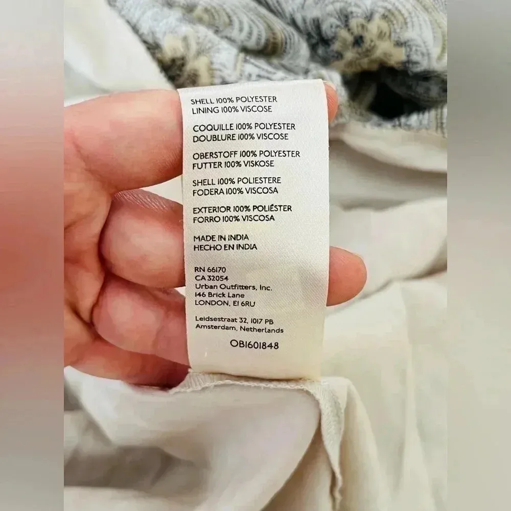 Free People You're A Jewel Printed Maxi in Tea Combo Size Large NWT $198 - Image 16