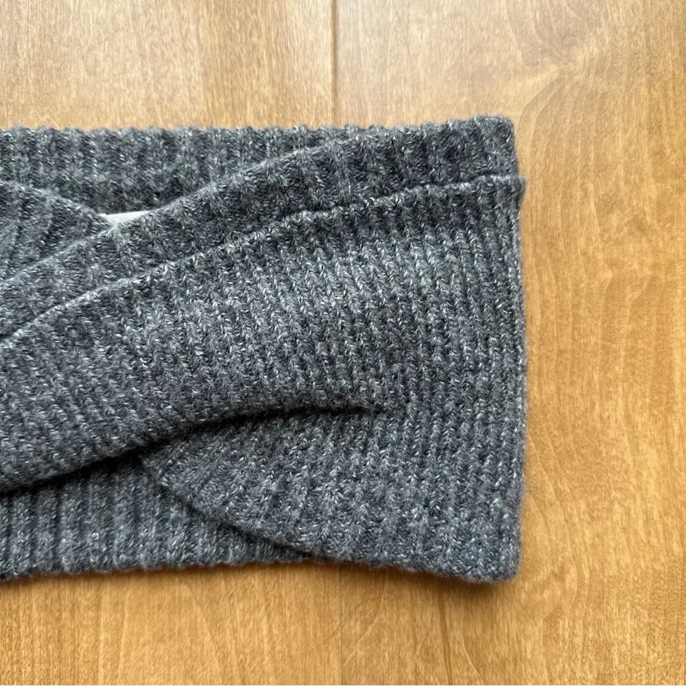 Universal Thread Gray Twist Knit Headband, Winter Outdoor Headband, One Size - Image 9