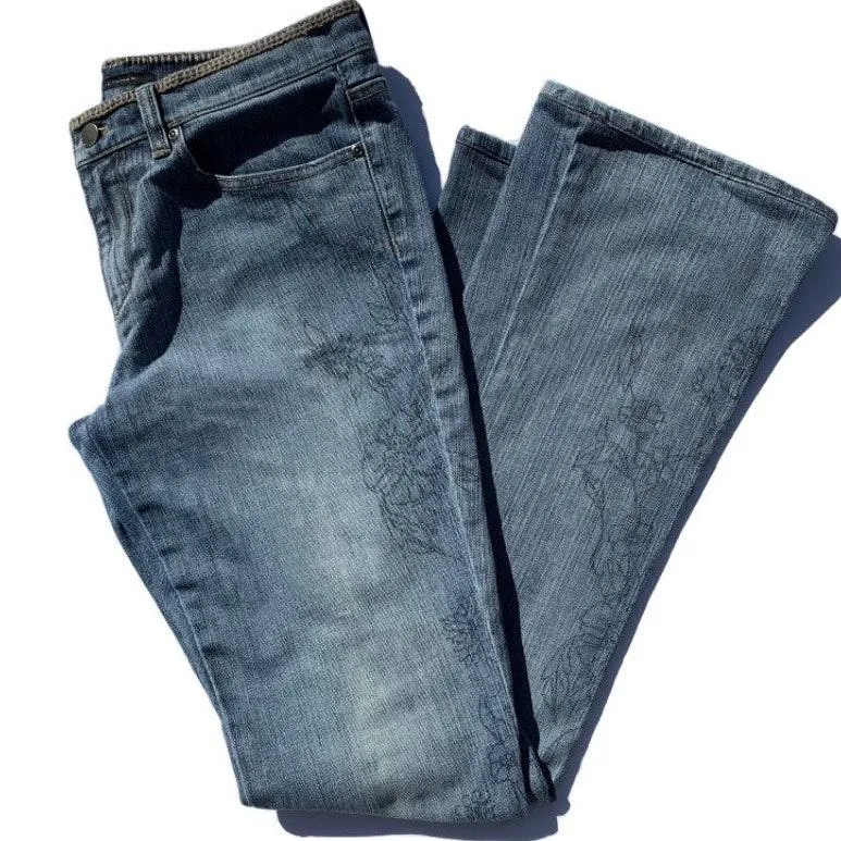 Elie Tahari Customized Flare Leg Jeans  - Image 2