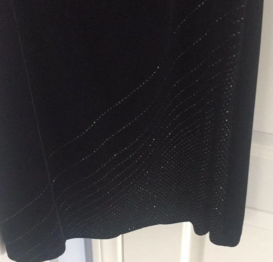 CDC velour with sequins dress Size 14 - Image 2