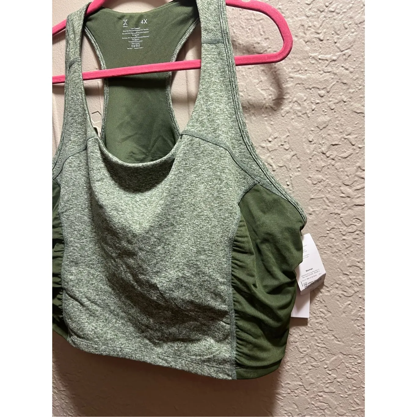 Xersion Green Low Support Bra Woman’s Size 4X NEW - Image 2