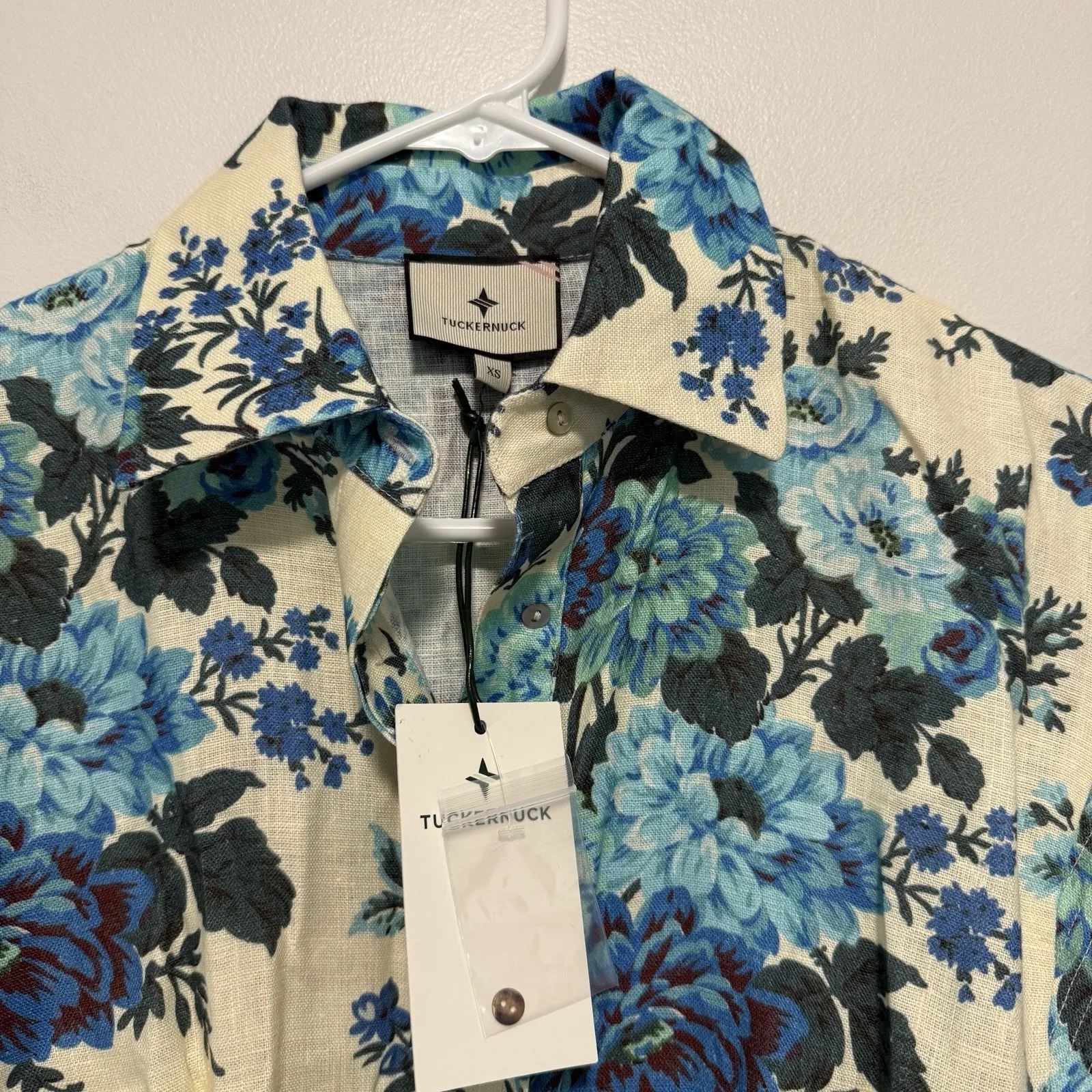 Tuckernuck NWT Wild Zinnia Linen Chloe‎ Dress Size XS - Image 7