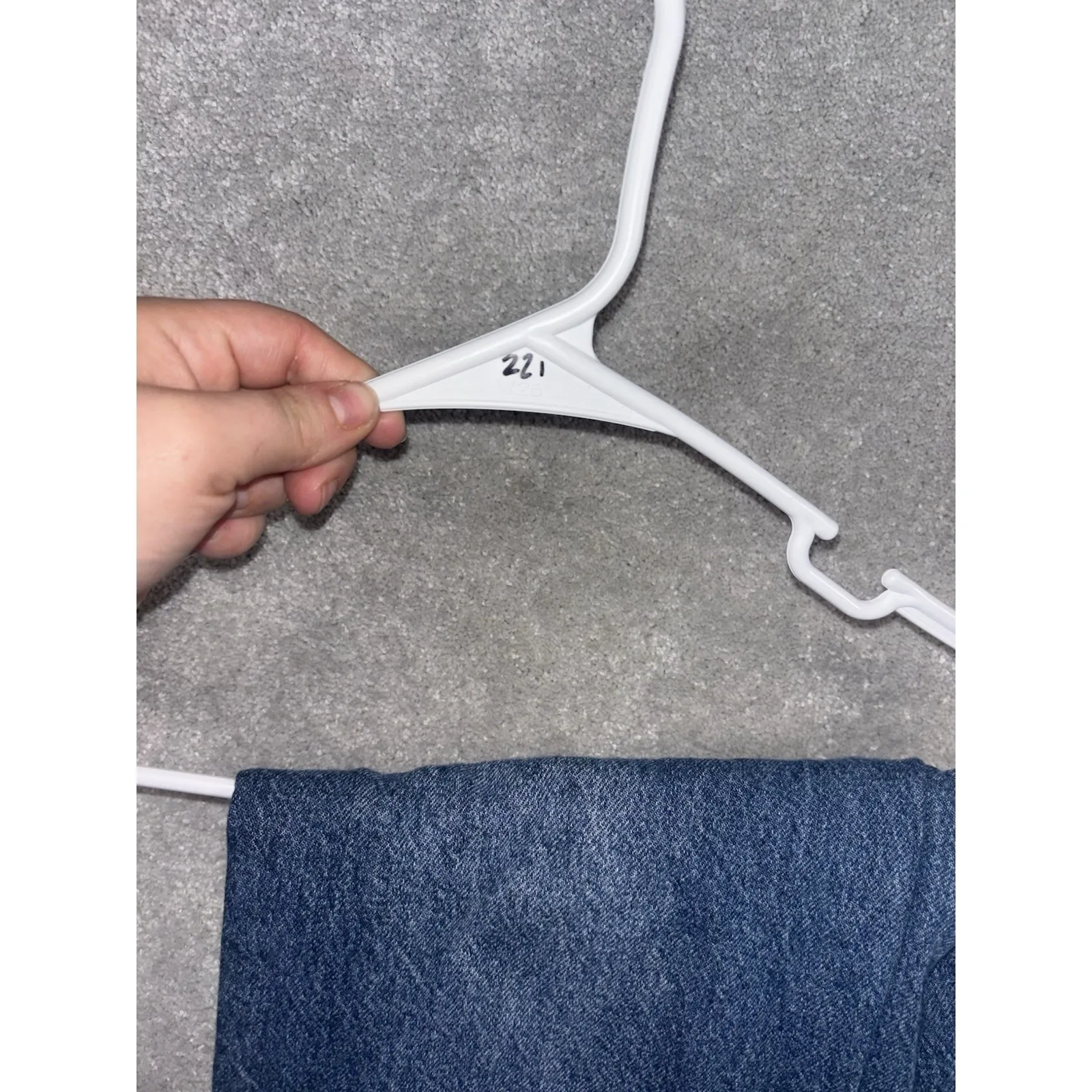 Pac Sun Distressed Dad Denim Jeans Womens Sz 27 Med Wash Straight Leg Grunge - Image 11