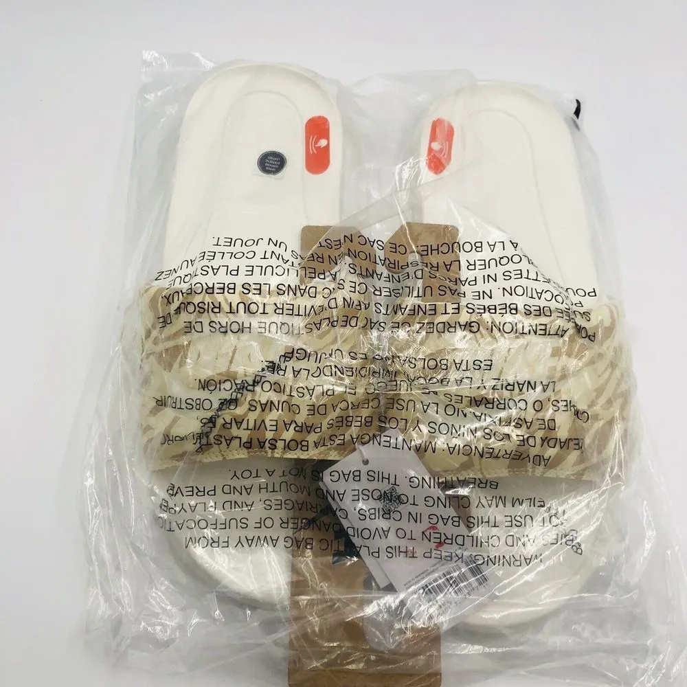 Brand New Women's Nike Victori One Print Slide Sandals Slides Size 11 Sail/White - Image 2