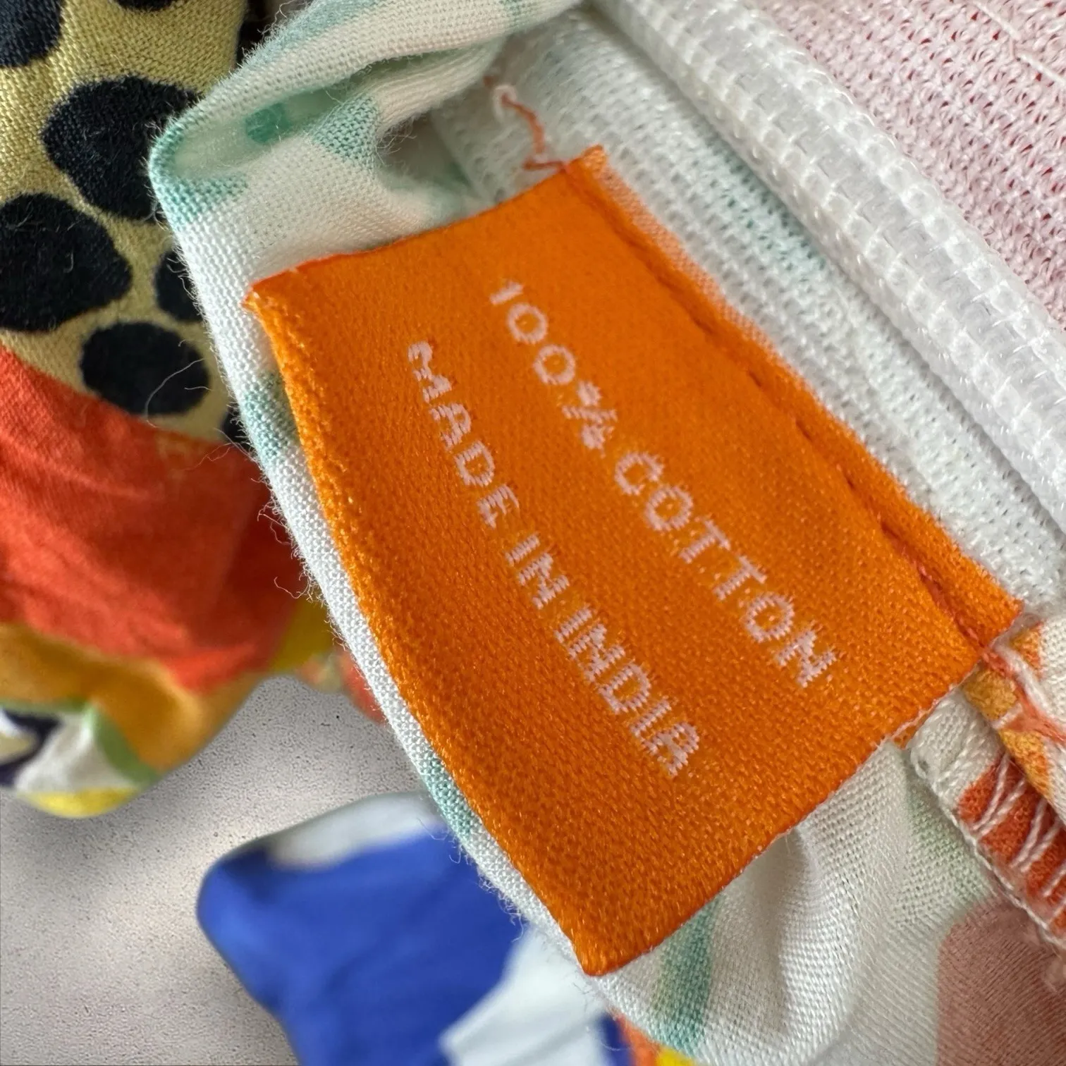 Oliphant Papaya Bubble Skirt Puff Sleeve Cotton Mini Dress Size‎ XL - Image 5