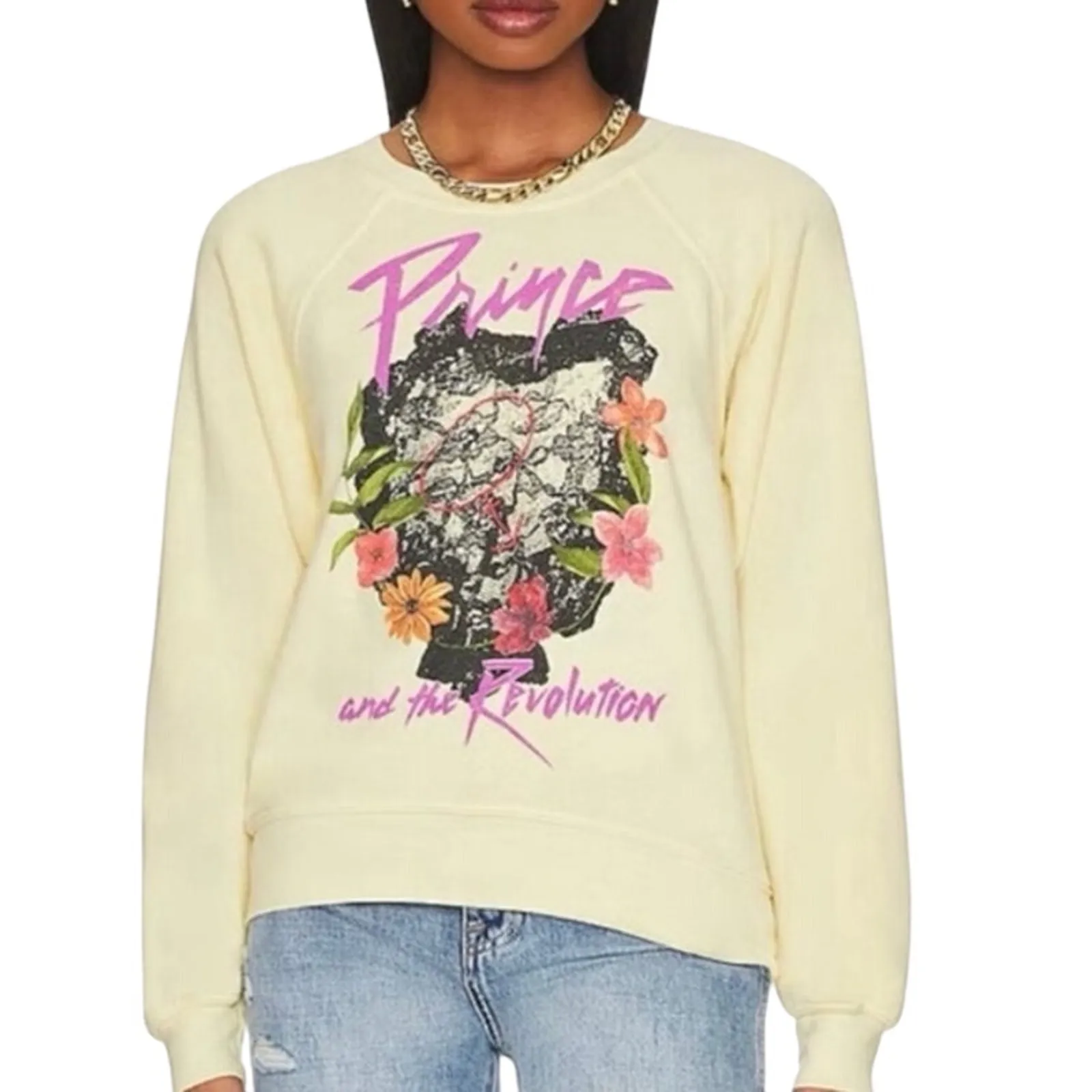 DAYDREAMER Prince & the Revolution Raglan Sweatshirt Size S New w/ Tag MSRP $136 - Image 5