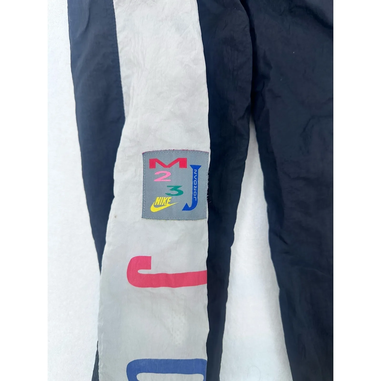 Air Jordan DNA Woven Track Pants Black Nylon Size M - Image 9