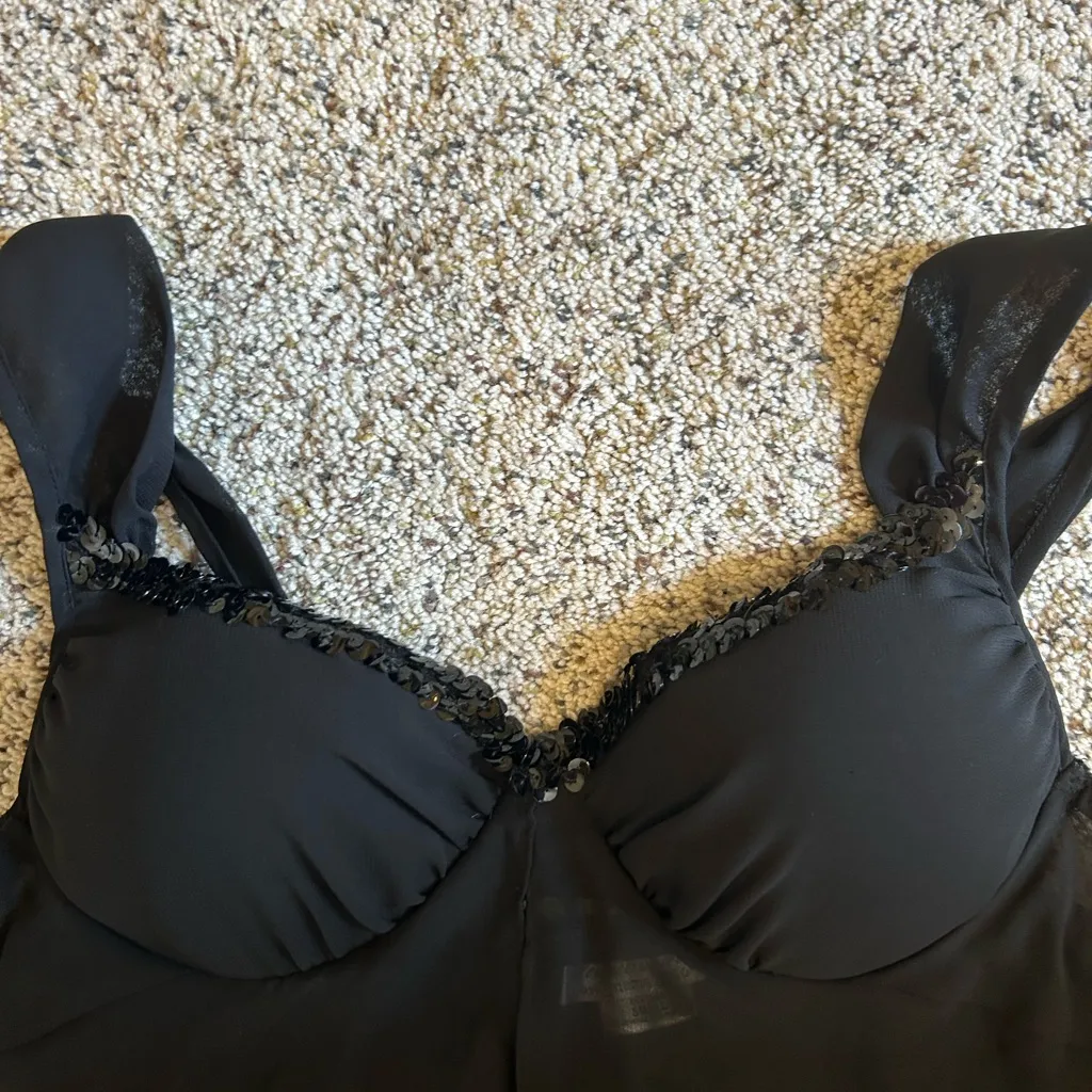 Black Lingerie Dress - Image 2