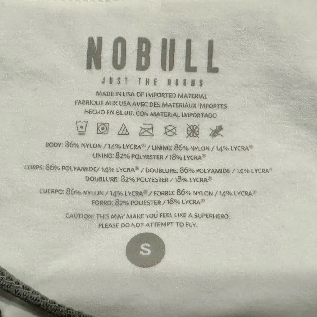 2 NO BULL Sports Bras Size Small blue & gray bundle - Image 8