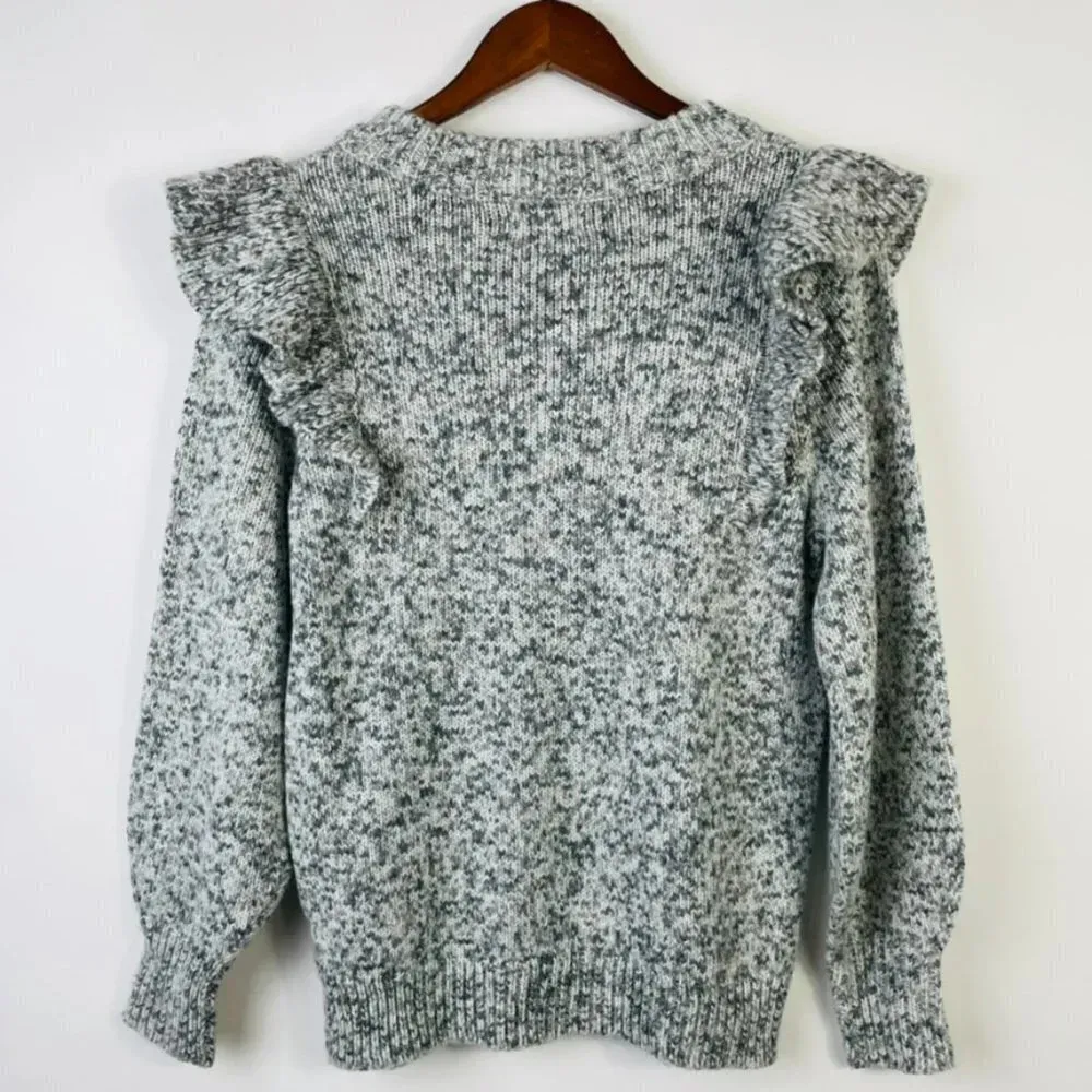 Universal‎ Thread Flutter Long Sleeve Mock Neck Sweater Size Small - Image 6