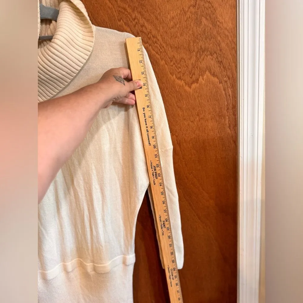 AllSaints Ivory Pullover Sweater Dress Size M‎ Size M - Image 9