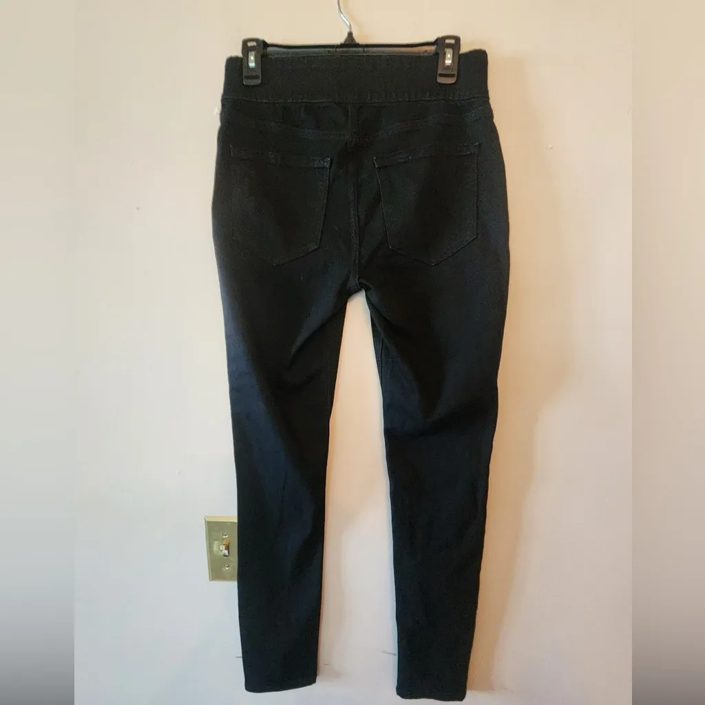 Old navy Rockstar super skinny mid rise black jeggings size 6 - Image 2