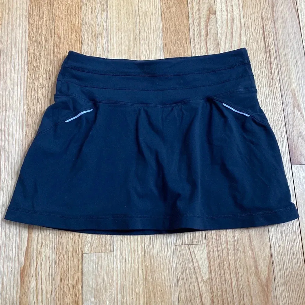 Athleta Black Relay Skort‎ Athletic Skort Reflective Tennis Pickleball Pickle - Image 2
