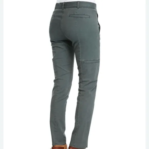 Theory Farment Cargo Pants Green Size 8 - Image 2