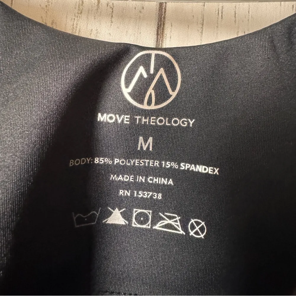 Move Theology Women's black Athletic Sporty Black and White Jumpsuit Sz M NWT Size M - Image 11