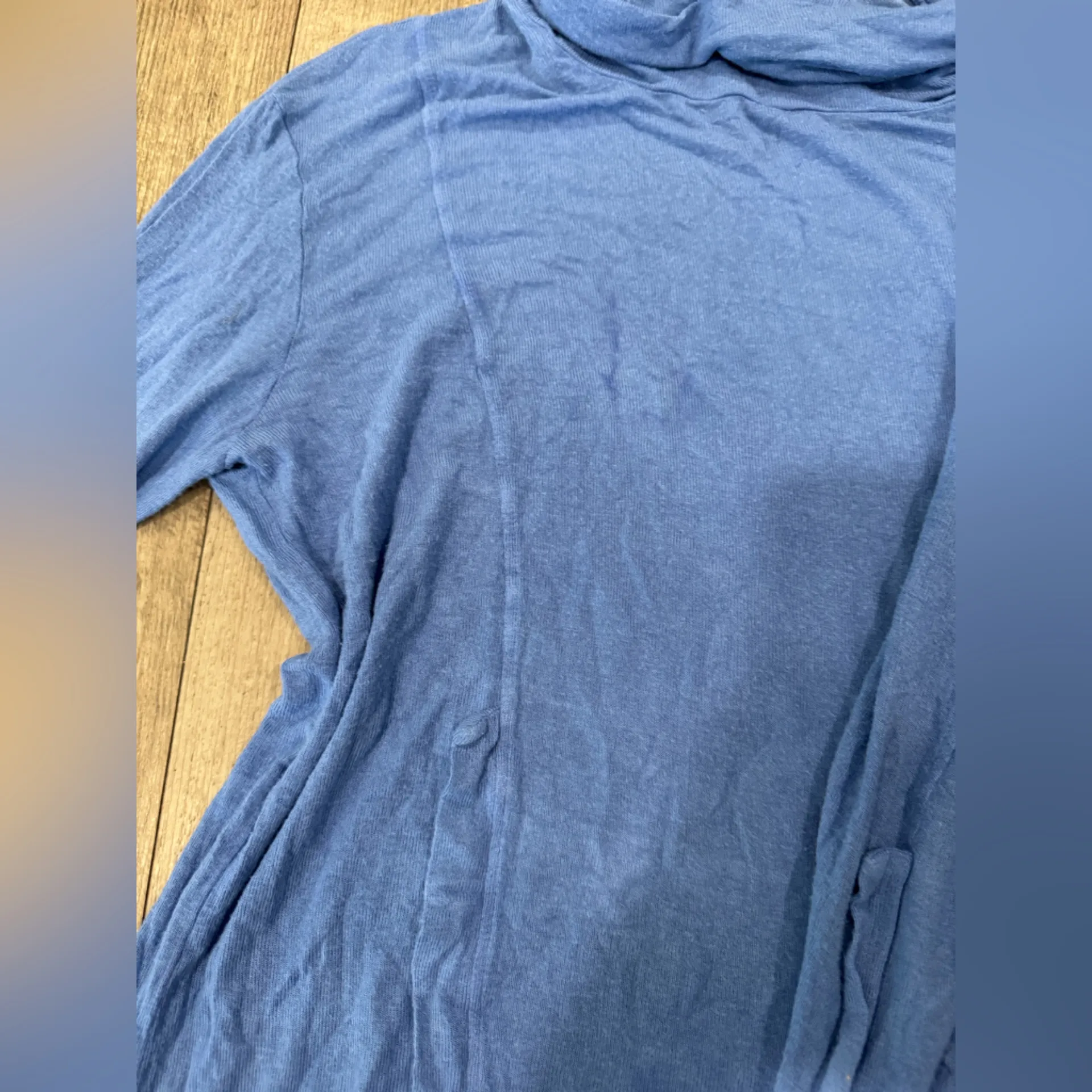 Go Couture Sky Blue Turtleneck Sweater - Image 9