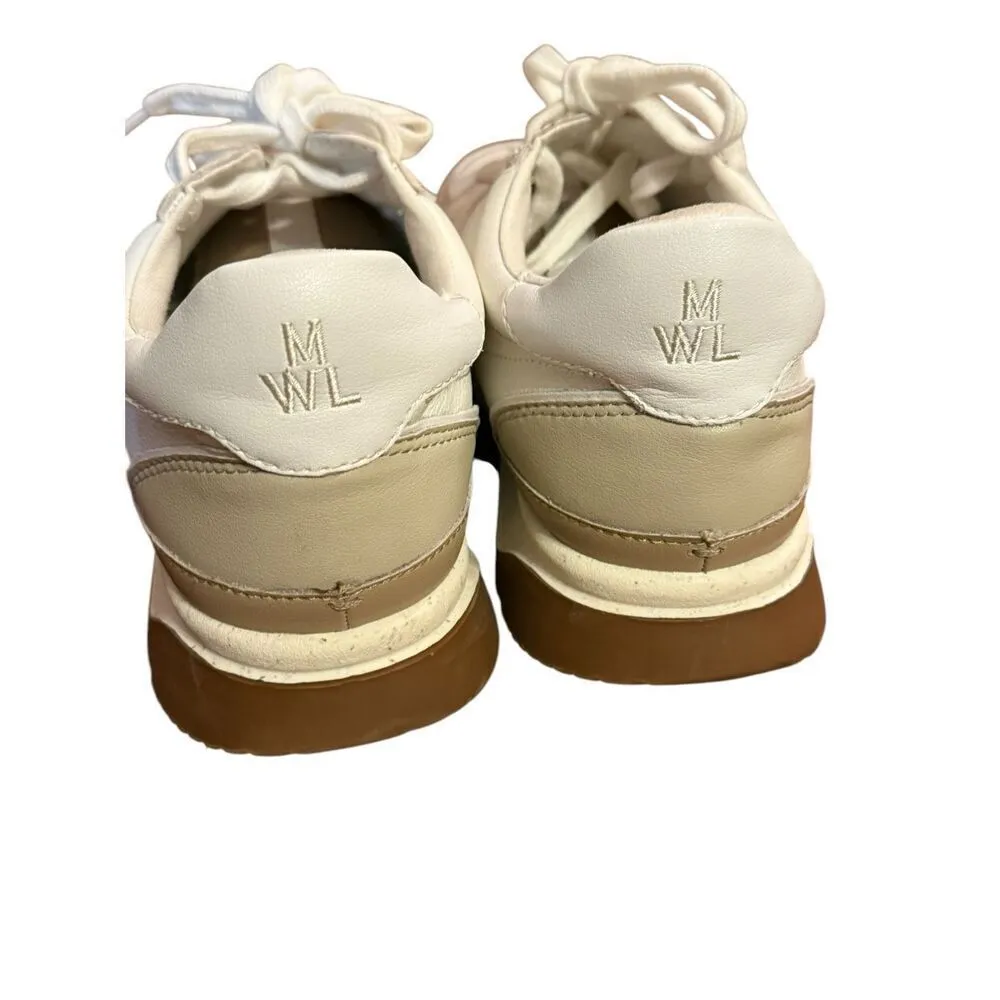 Madewell Kickoff Trainer Sneakers in Antique Cream Multi womens size 8.5 - Image 8