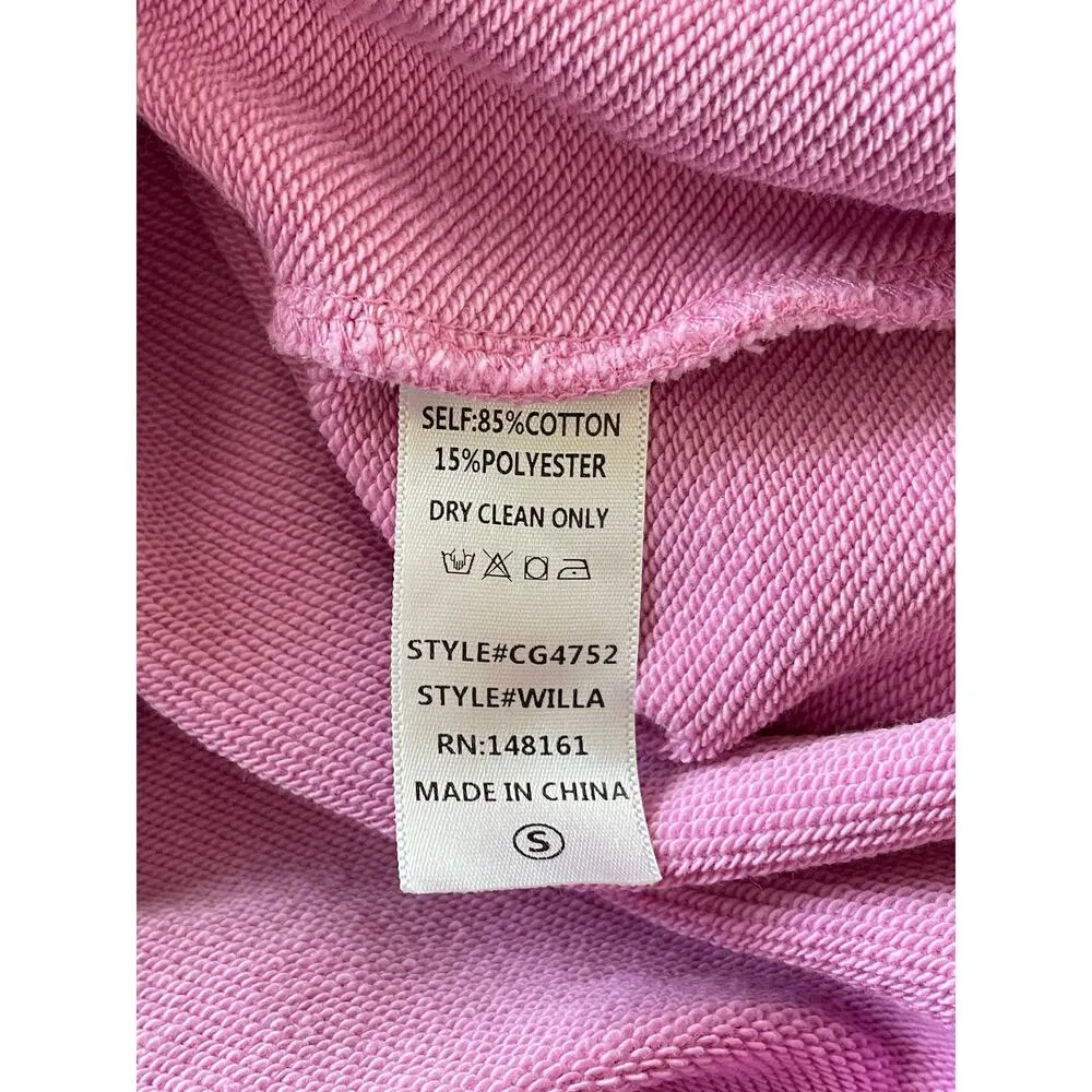 BUDDY LOVE WILLA SWEATSHIRT DRESS PINK - Image 10