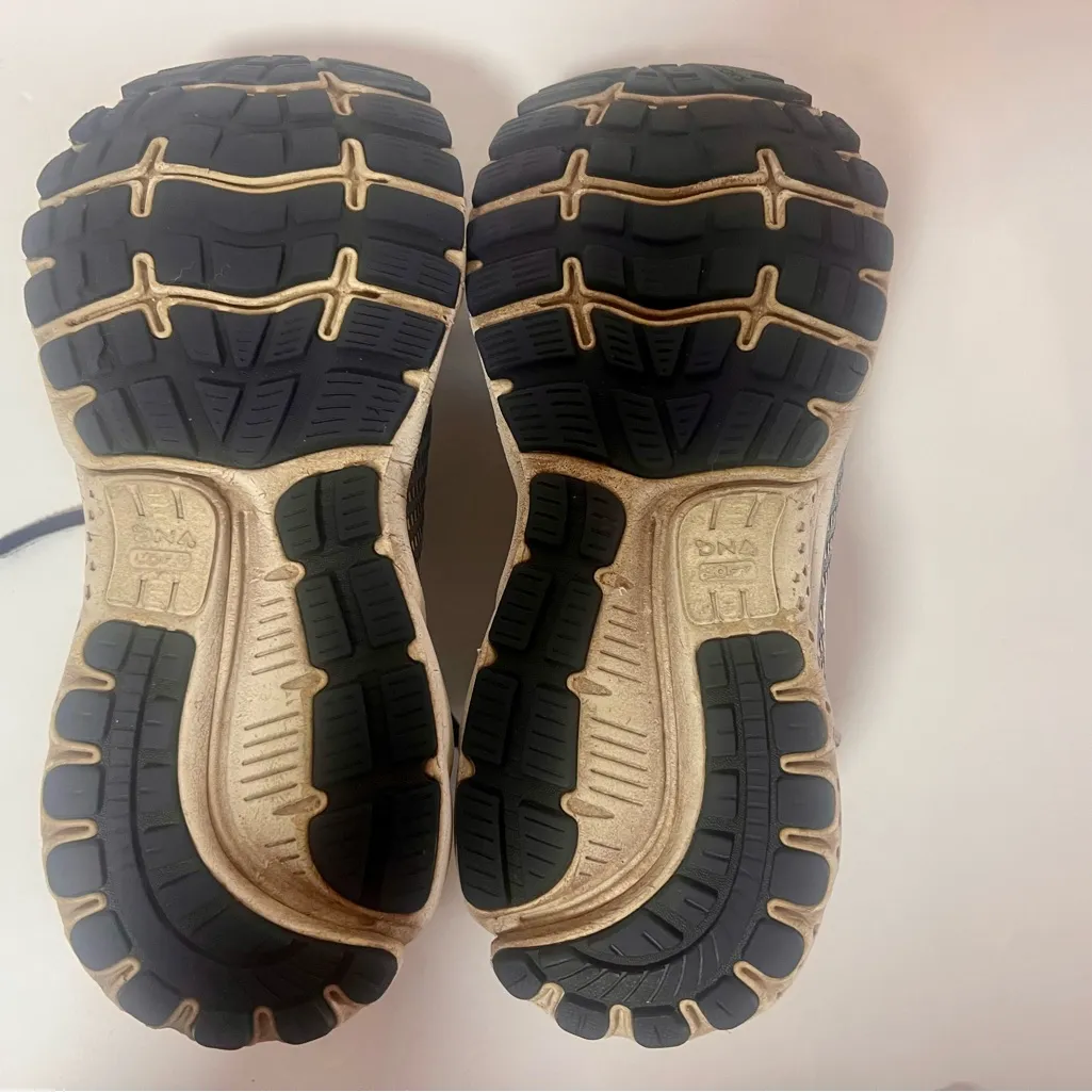 Brooks Ghost 12 Athletic Shoes Gray Purple Size 9.5 Womens - Image 5