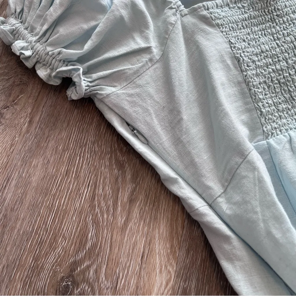 Asos linen embroidered‎ Peter Pan collar play suit romper - Image 11