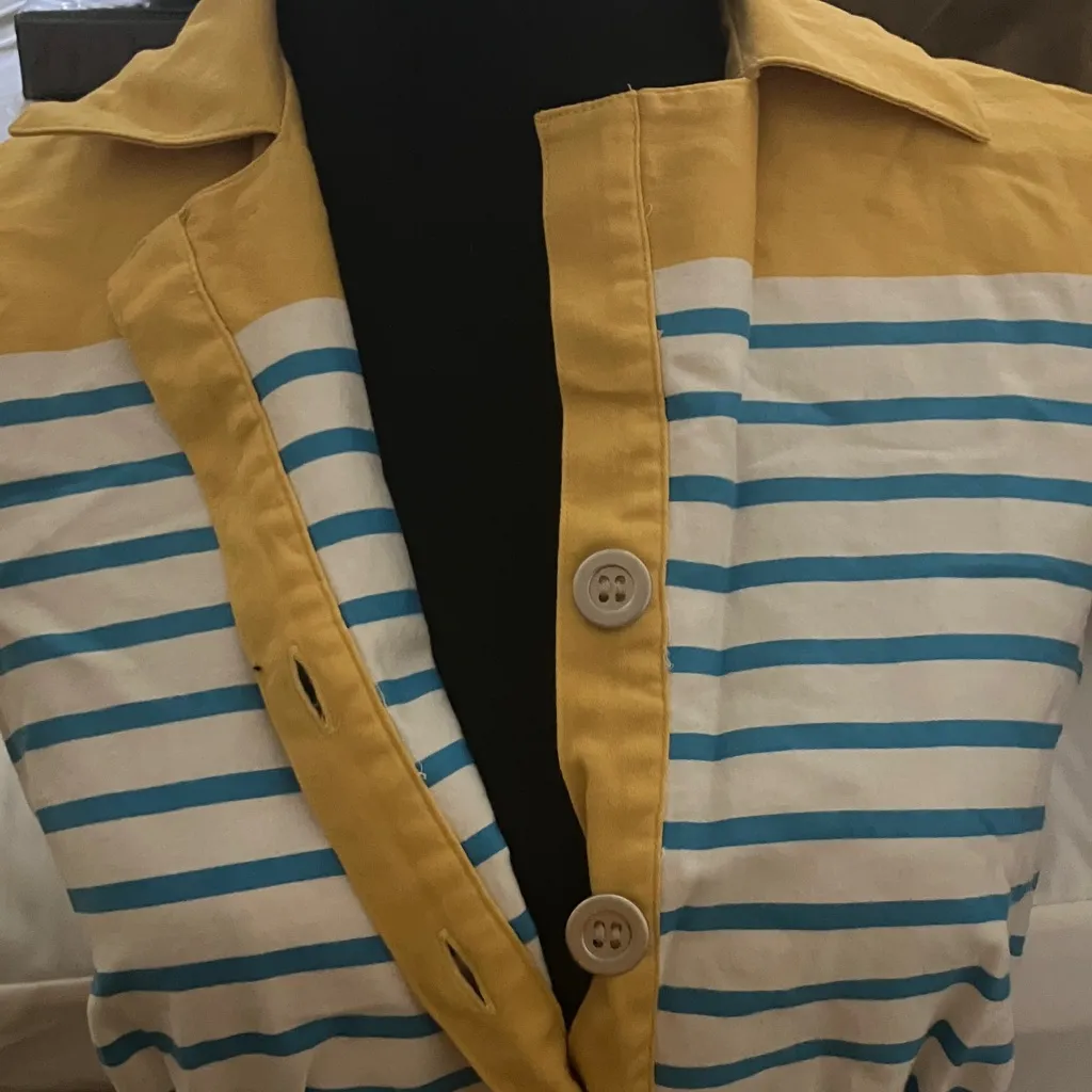 Chetta B Multicolor Striped Midi Dress - Image 5