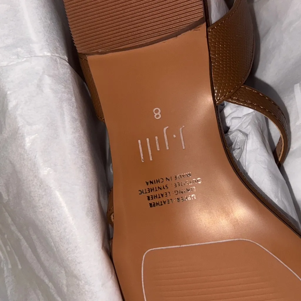 Amelia Crisscross Strappy Sandals‎ Brown Size 8 - Image 8