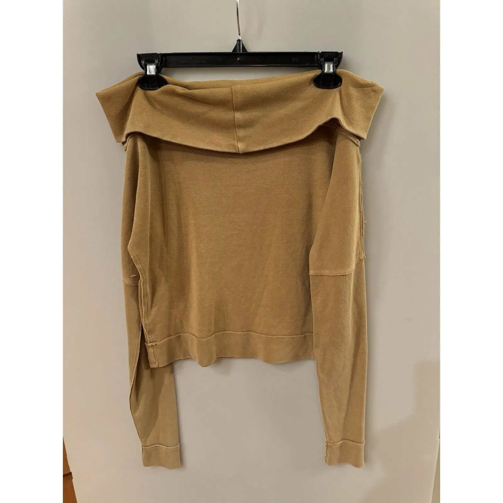 Free People Not The Same Off The Shoulder Top In Iced Coffee Size XS - Image 5