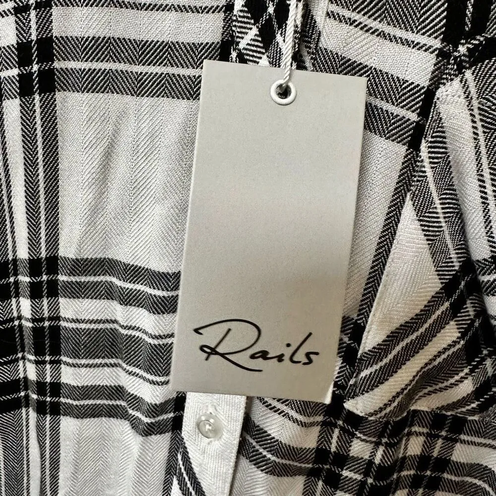 Rails plaid button down long sleeved shirt NWT - Image 6