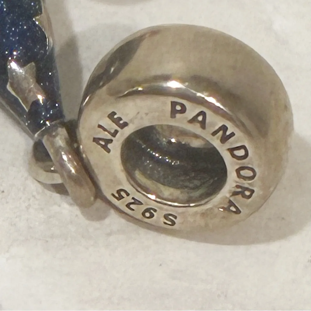 Disney Parks Pandora 925 Sorcerer Mickey Hat Dangle Charm Exclusive Cap Sterling - Image 2