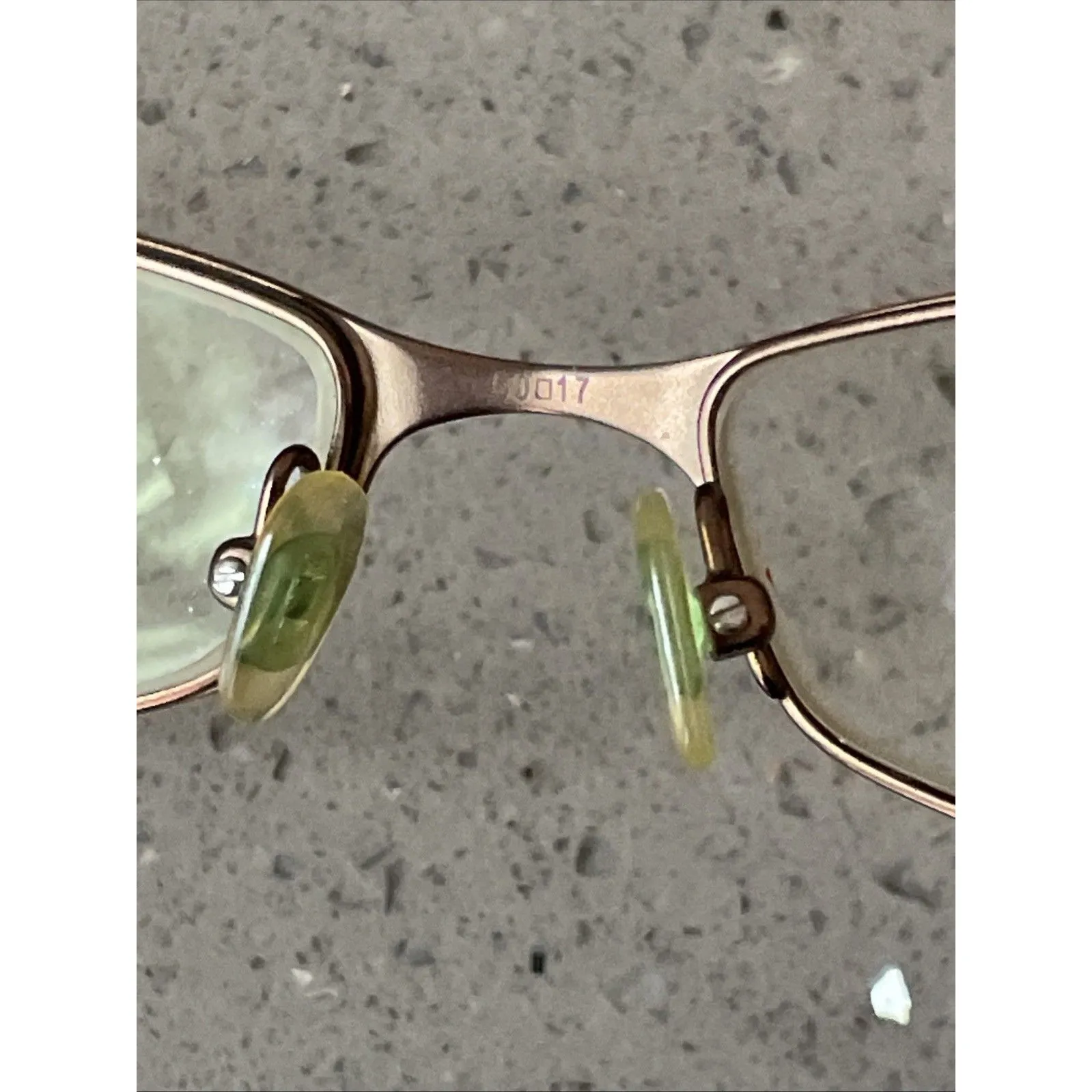 Jones New York Eyeglasses Frames ONLY 50-17-135 full Rim Metal bronze rectangle - Image 10