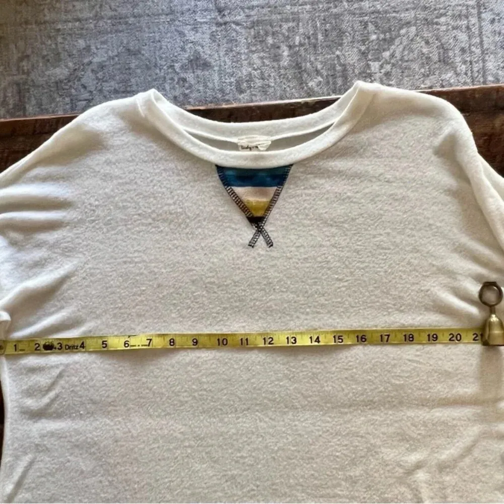 Lovely Melody colorful long sleeved top. Super soft shirt Size Large Blue - Image 6